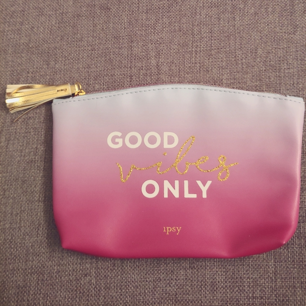 Ipsy womens Cosmetic travel zip pouch 5x7 bag only